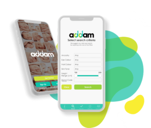 Search for your sperm donor on Australia's largest sperm donor bank, the FREE Addam app